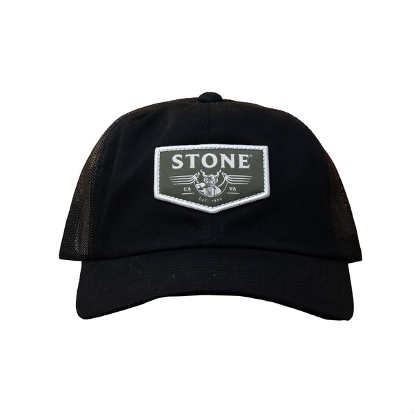 Stone Military Patch Mesh Hat