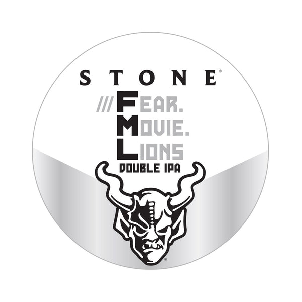 Stone ///Fear.Movie.Lions Hazy Double IPA Sticker