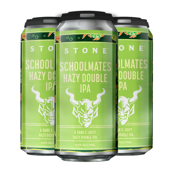 One Batch Dispatch - Stone Schoolmates Hazy Double IPA 16oz 4pk Cans