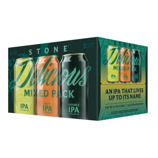 Stone Delicious Mixed Pack 12oz 6pk Cans