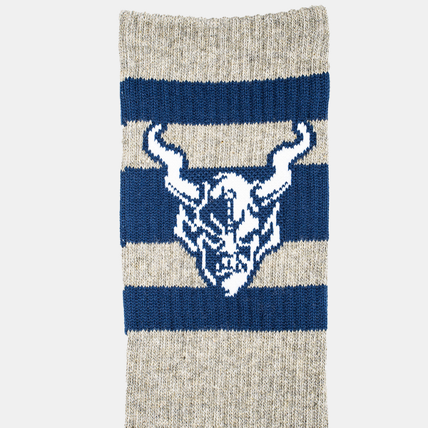 Stone Essential Stacked Logo Crew Socks