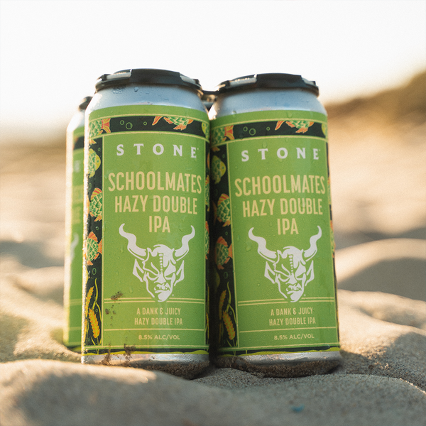 One Batch Dispatch - Stone Schoolmates Hazy Double IPA 16oz 4pk Cans