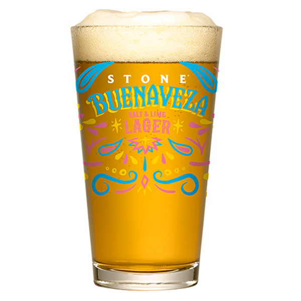 Stone Buenaveza Salt & Lime Lager Pint Glass – Stone Brewing