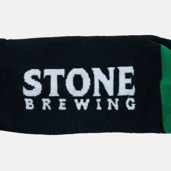 Stone Essential Stacked Logo Crew Socks