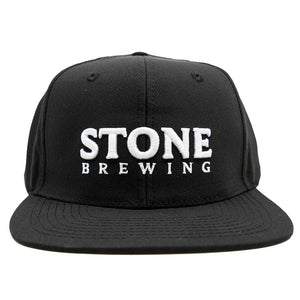Keep it simple. The stacked STONE BREWING logo on the front, adjustable snapback on the back.