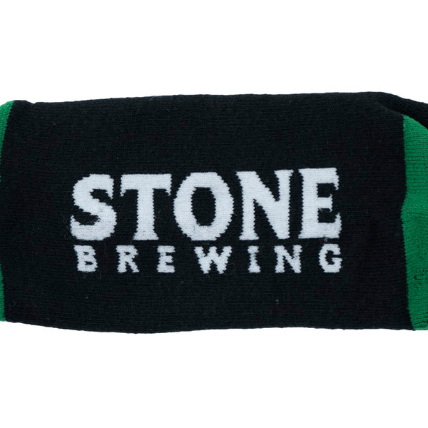 Stone Essential Stacked Logo Crew Socks