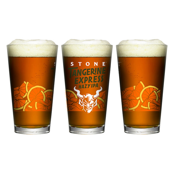 A beer this pretty deserves to be seen. Pour your Stone Tangerine Express Hazy IPA into this pint glass and appreciate the glow of the beautiful, subtle haze.